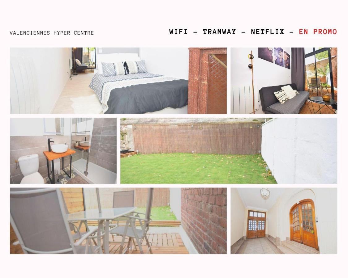 Apartamento Hyper Centre Valenciennes - Wifi - Terrasse - Tramway - Lerelaisdodile2 Exterior foto
